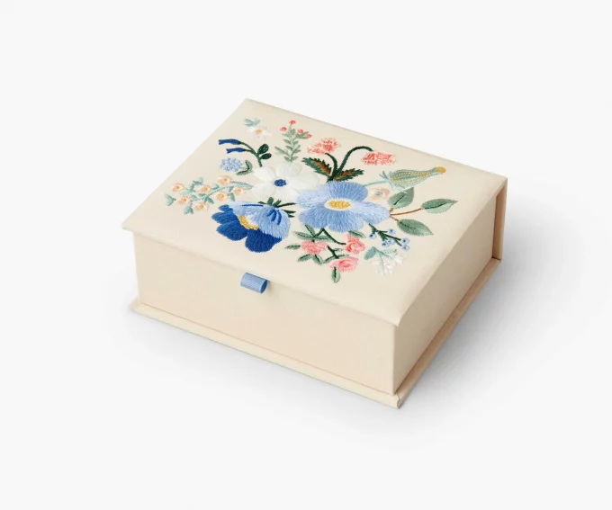 Garden Party Thank You Keepsake Card Box